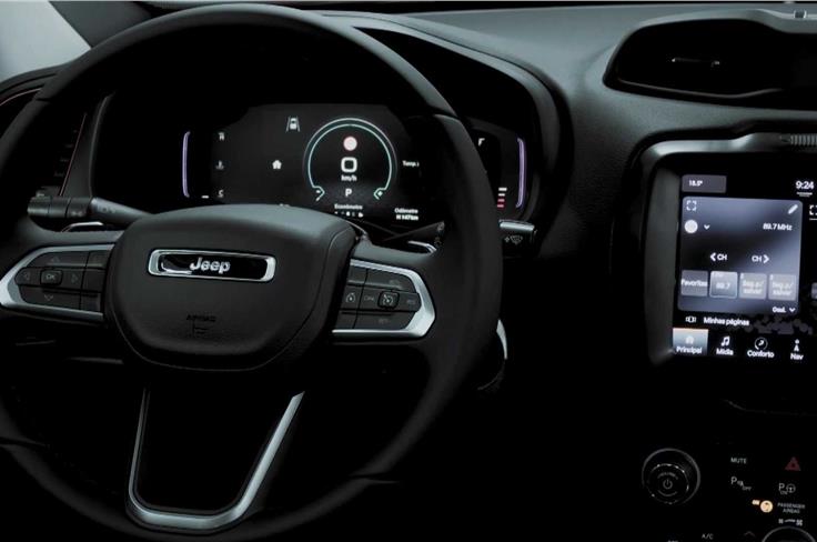 2022 Jeep Renegade facelift steering wheel